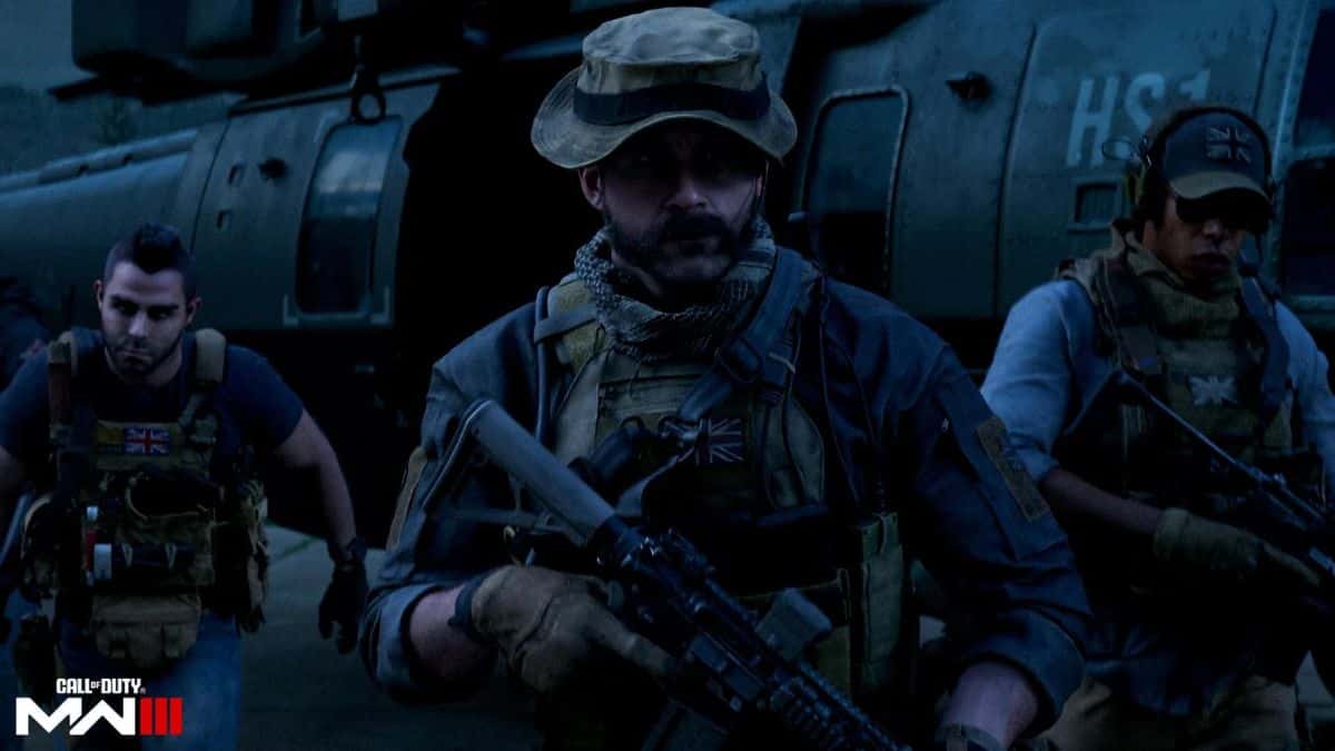 Captain Price and Task Force 141 in MW3