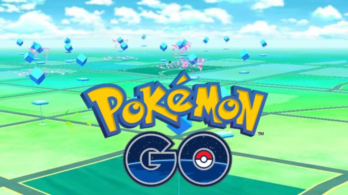 pokemon go pokestops with game logo