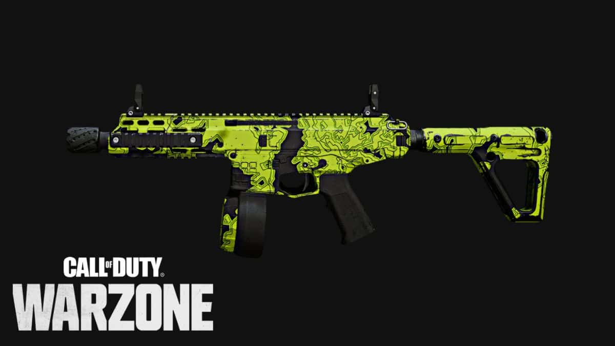iso 45 smg with warzone logo