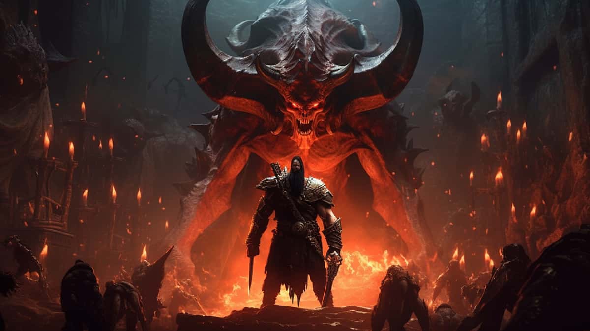 Diablo 4 Barbarian and Prime Evil