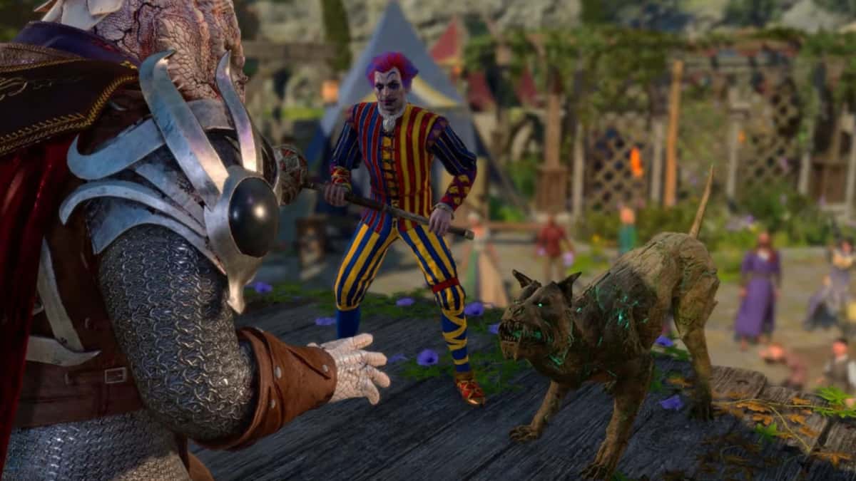 Dribbles the Clown in Baldur's Gate 3