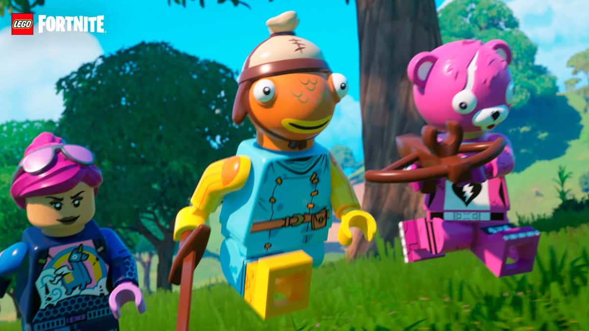 Fortnite characters in LEGO style