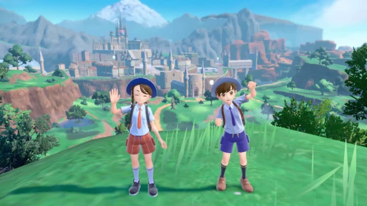 pokemon scarlet and violet protagonists in the paldea region