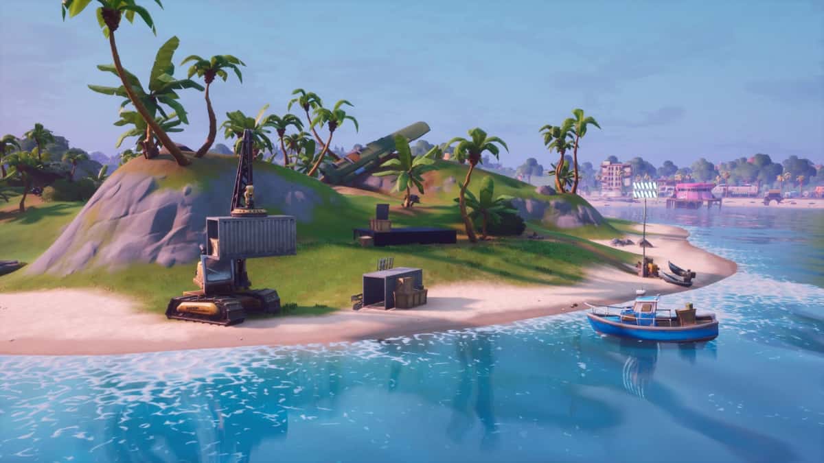 LEGO Fortnite island and outpost