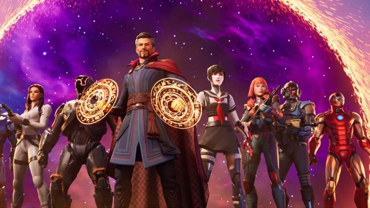 Dr Strange, Iron Man, Black Widow, and more in Fortnite