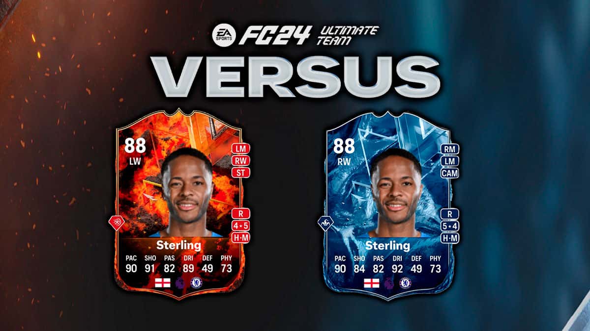 EA FC 24 Versus Raheem Sterling cards