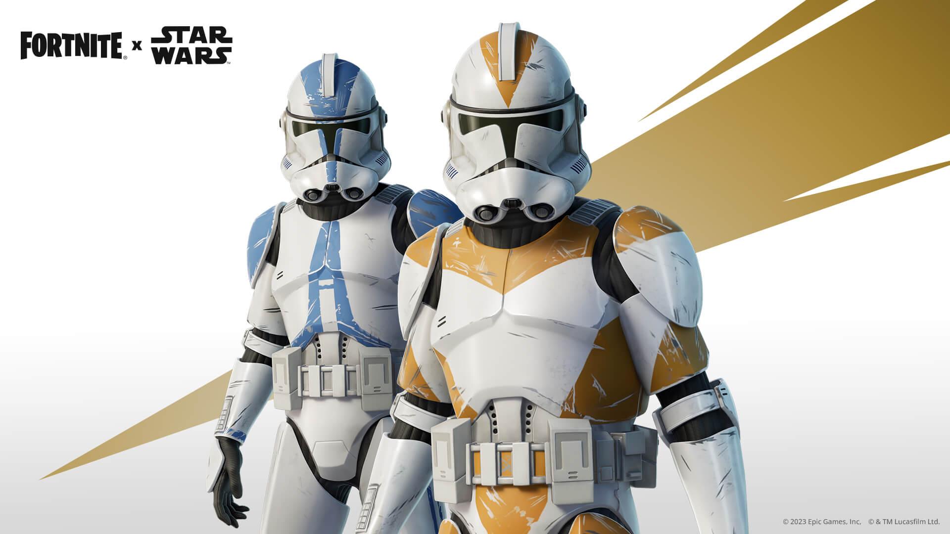 Fortnite 501st Trooper and 212th Battalion Trooper Outfits
