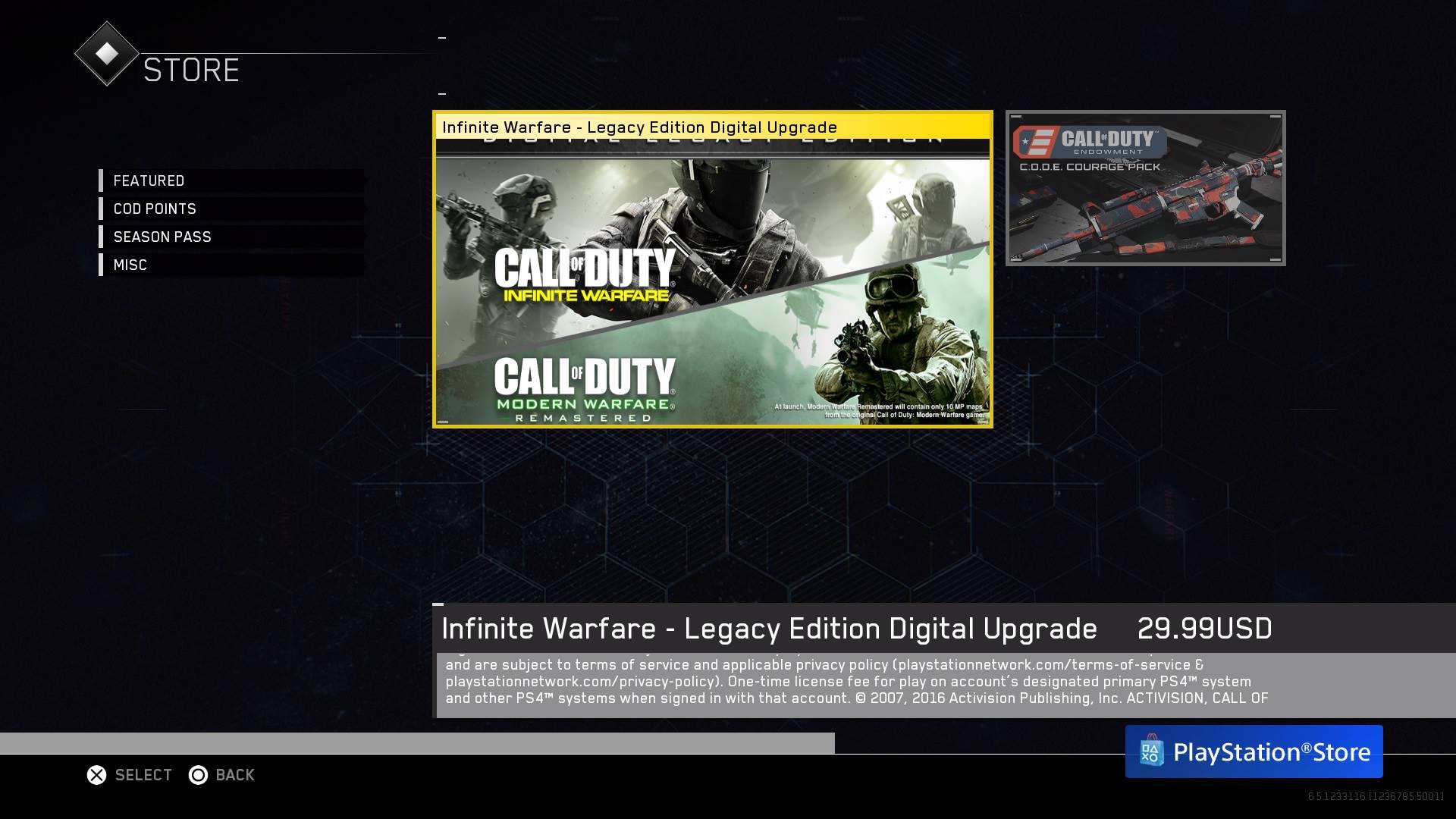 Any advice? Bought Xbox infinite warfare legacy edition but modern