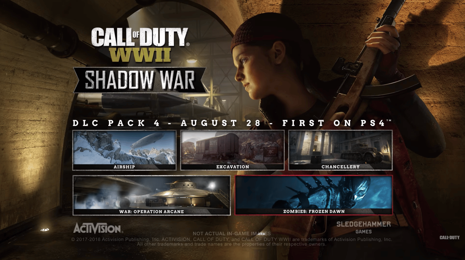 Call of Duty: WWII Shadow War DLC Pack 4 available now on PS4 - Charlie  INTEL