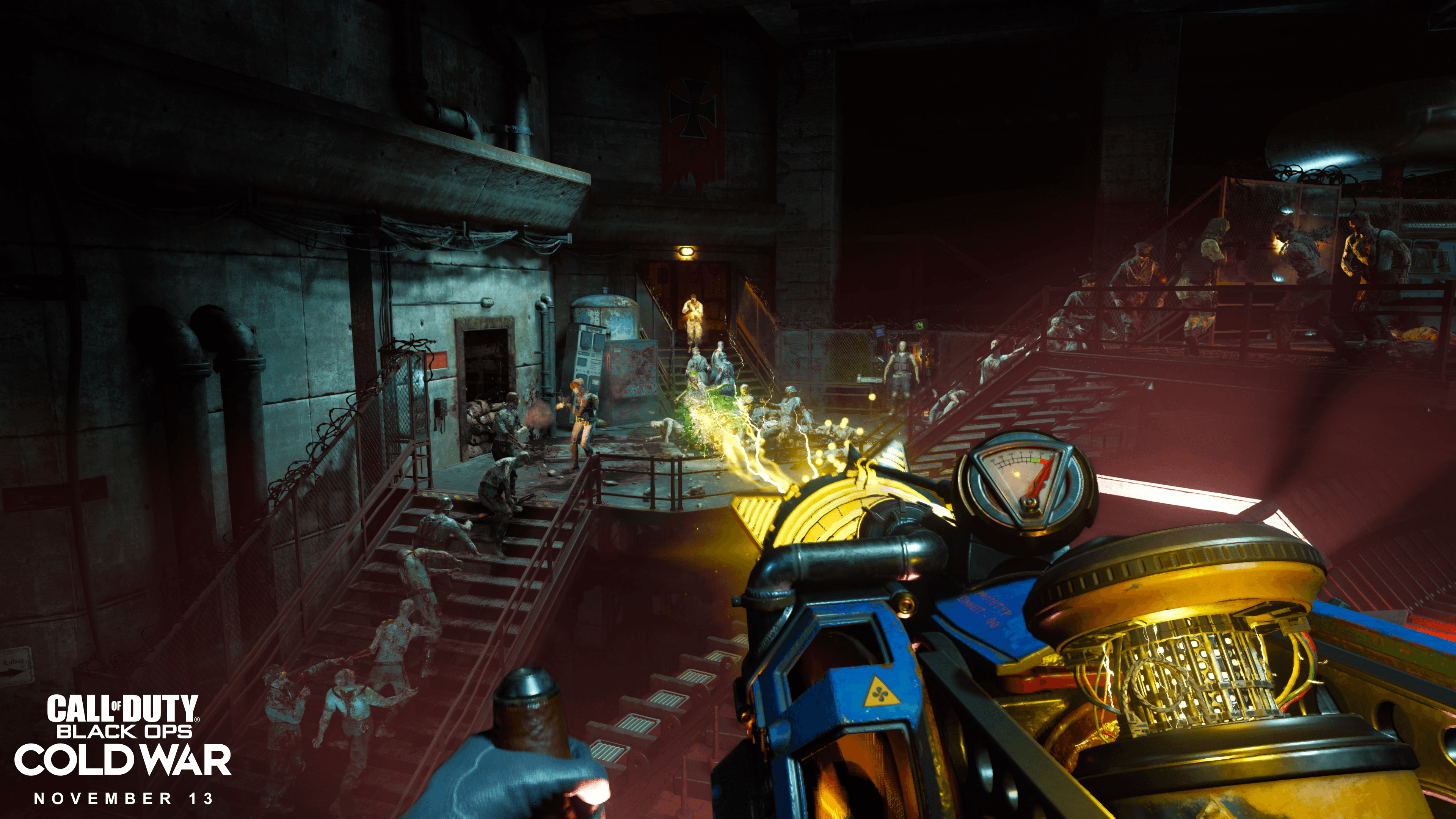 d.i.e shockwave wonder weapon being fired in cold war zombies