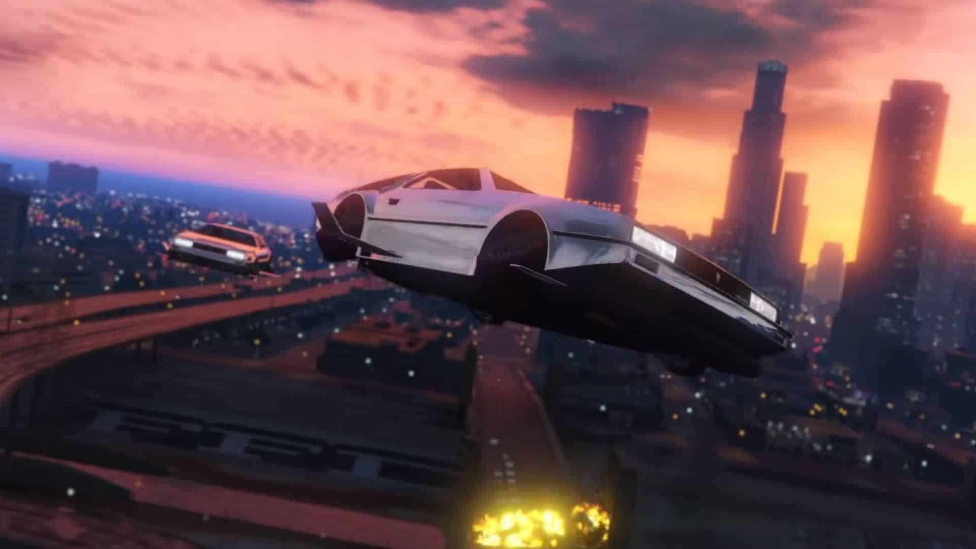 flying cars in gta v
