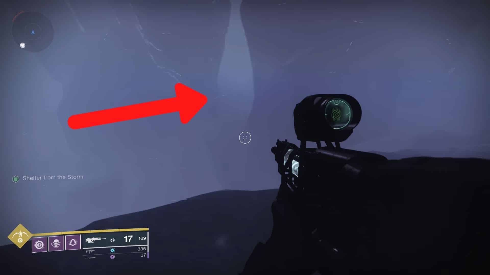 entrance to find the first secret chest in destiny 2 beyond light