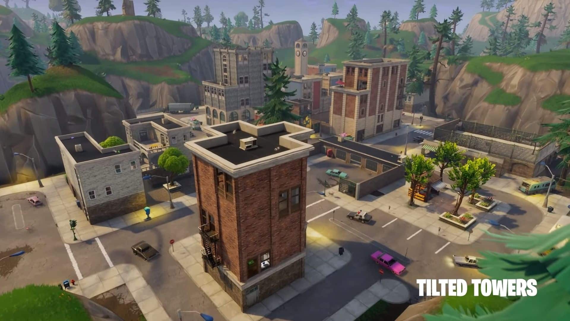 tilted towers in fortnite