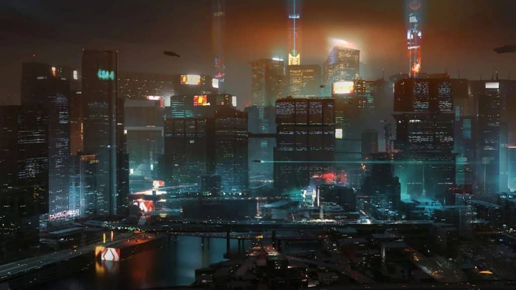 night city in cyberpunk 2077