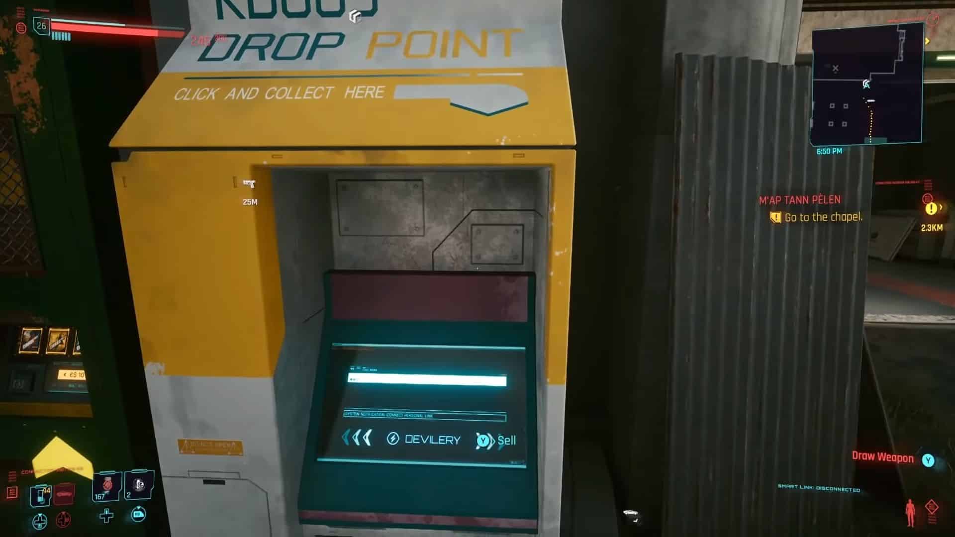 drop point in cyberpunk 2077 money exploit