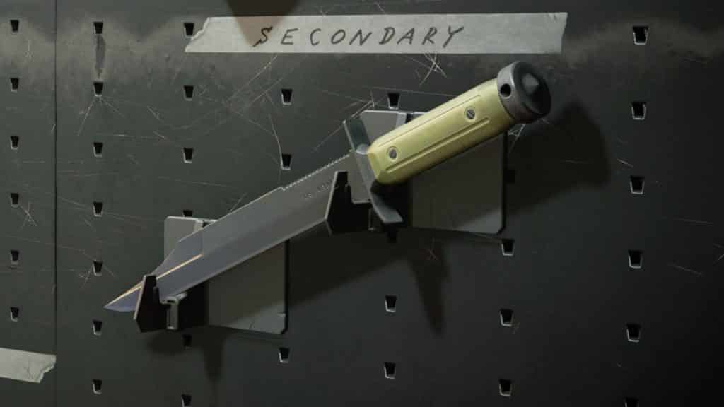 combat knife in cod bocw