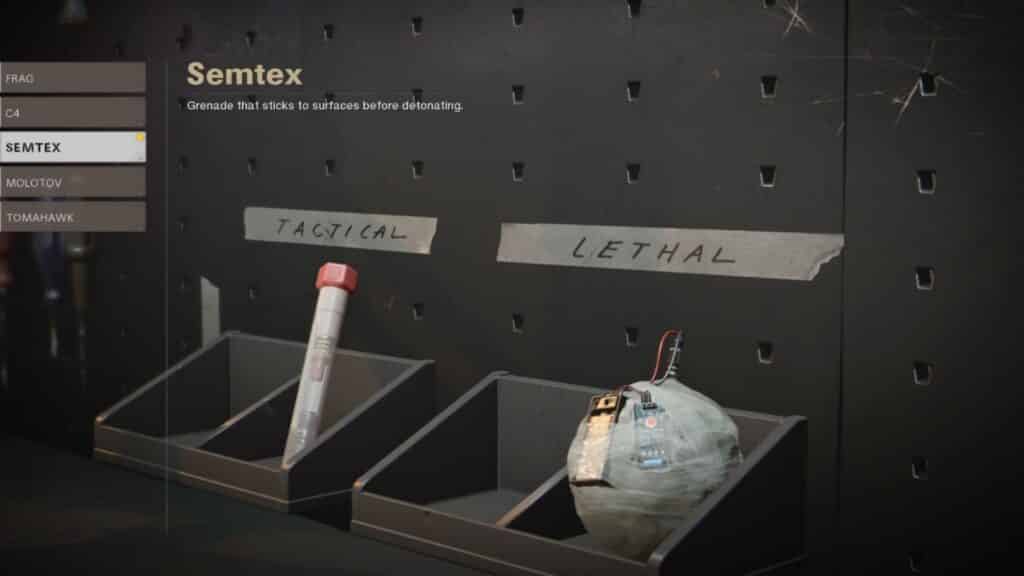 semtex grenade in cod bocw