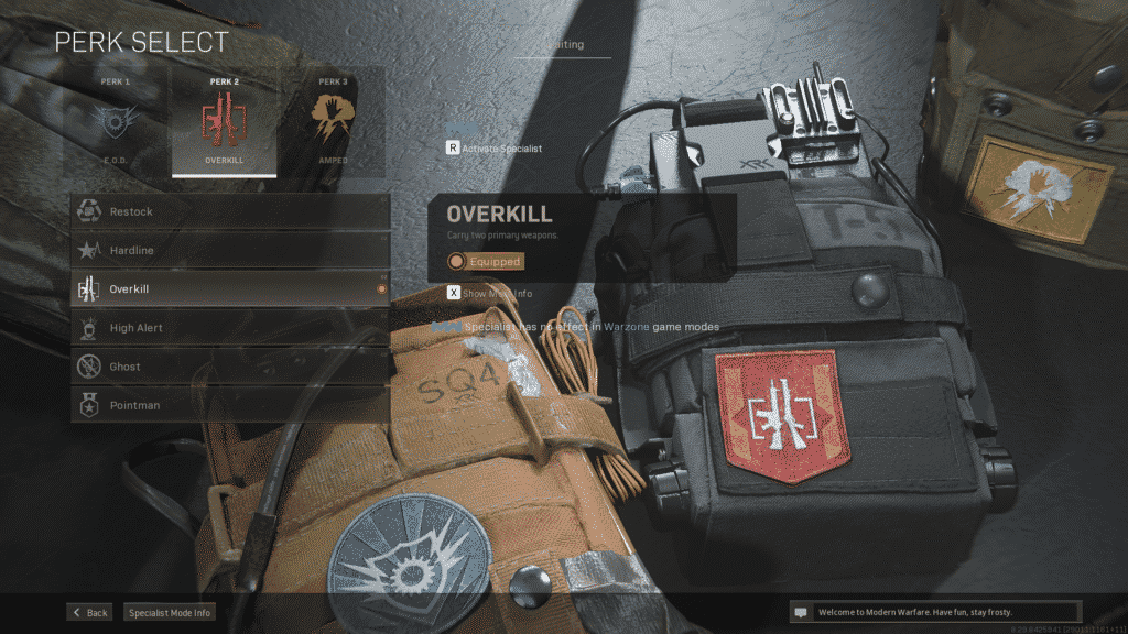 Overkill in Warzone