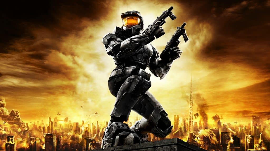 Spartan on Halo 2 poster