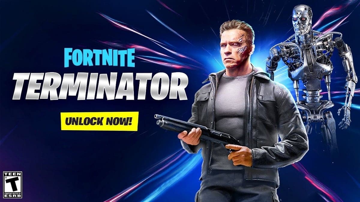 Terminator set in Fortnite