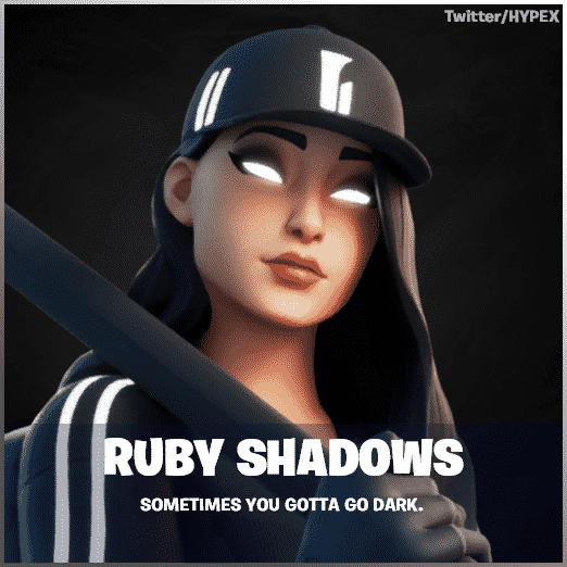 Ruby Shadows from Fortnite