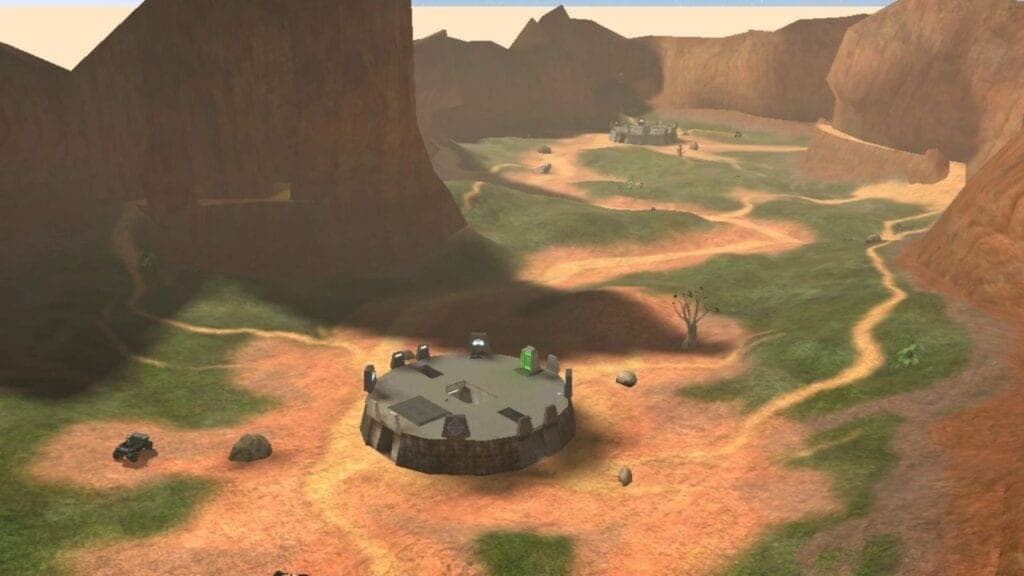 Blood Gulch in Halo: Combat Evolved
