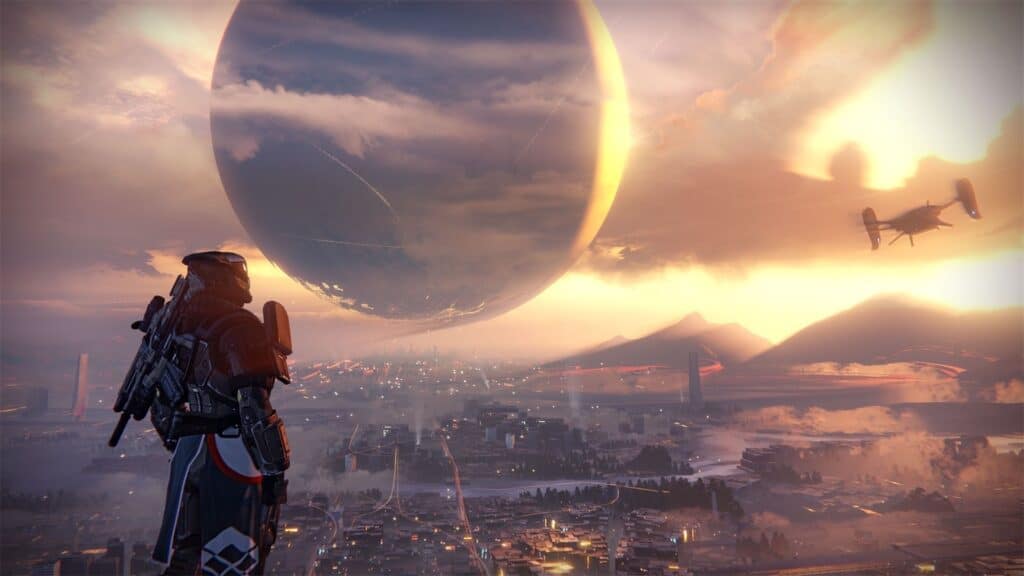 destiny 2 the tower view
