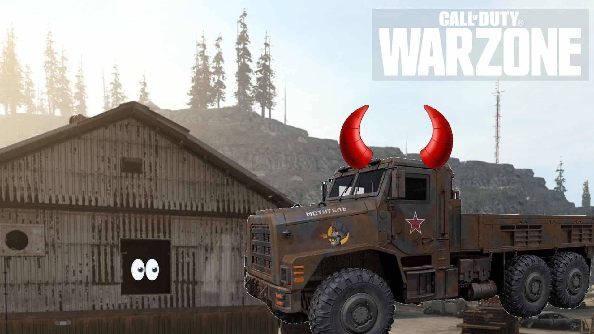 cod warzone glitch hitbox truck
