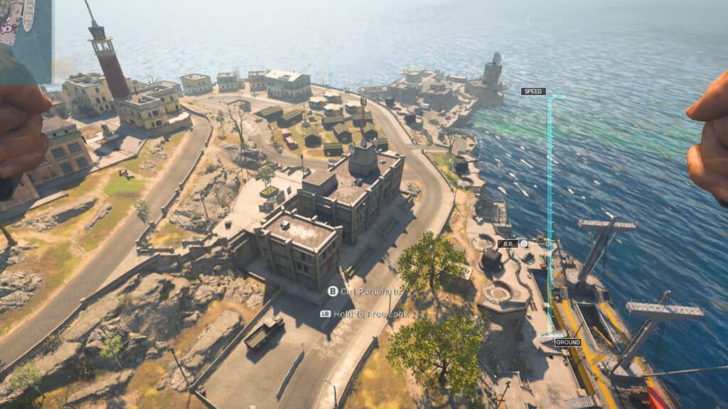 control center in Warzone rebirth island reinforced