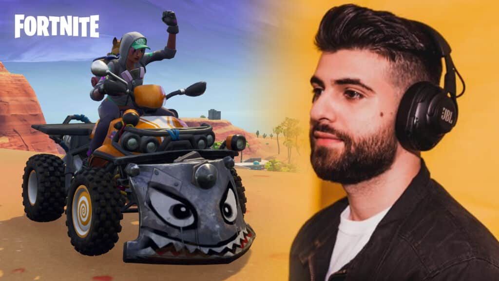SypherPK is excited about Fortnite vehicle mods
