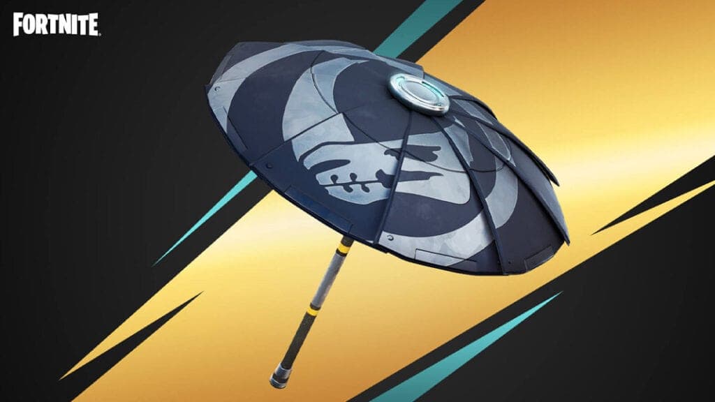 Mando’s Bounty Beskar Umbrella glider in Fortnite
