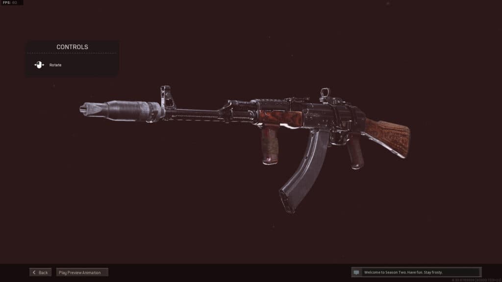 Cold War AK47 in Warzone