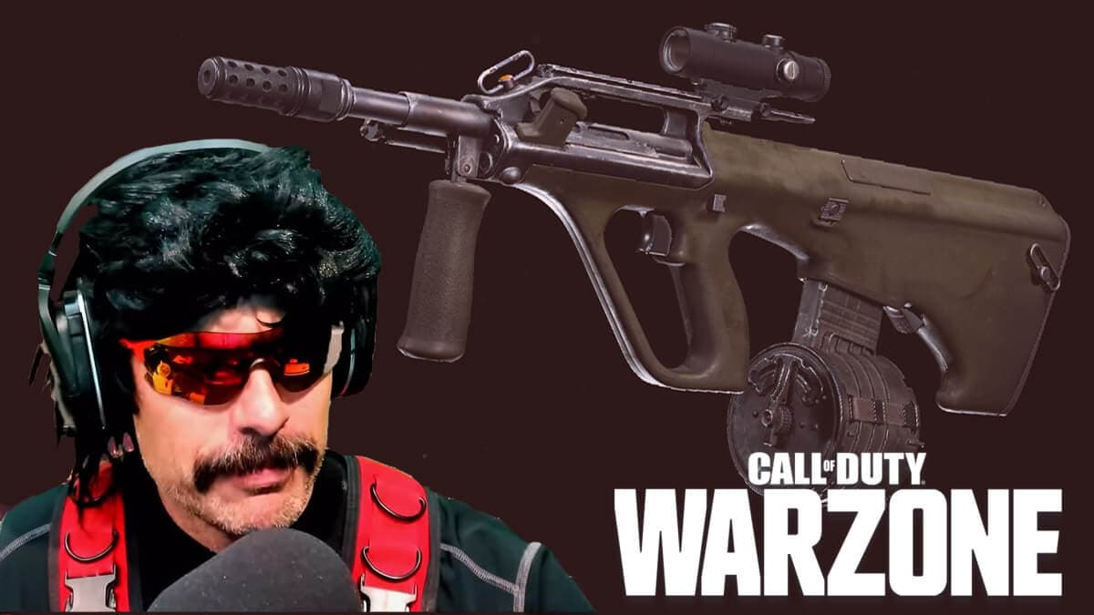 Dr Disrespect says the AUG is worse than the DMR meta
