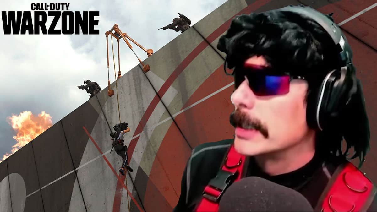 Dr Disrespect angry at ziplines