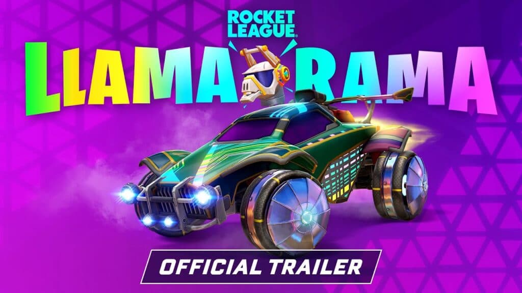 Rocket League Llama Rama 2 Event Promotion