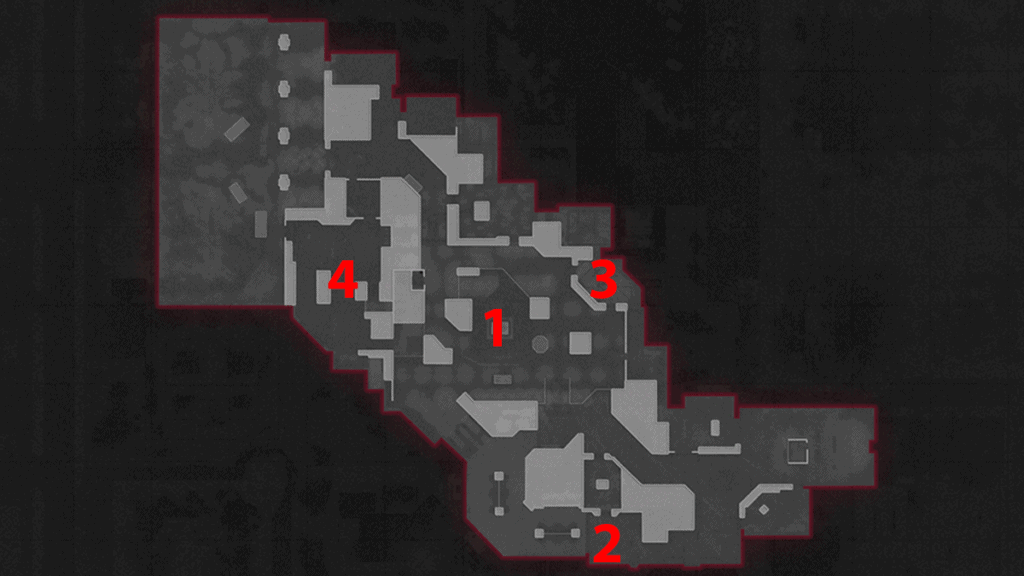 The Pines hardpoint rotations in Black Ops Cold War