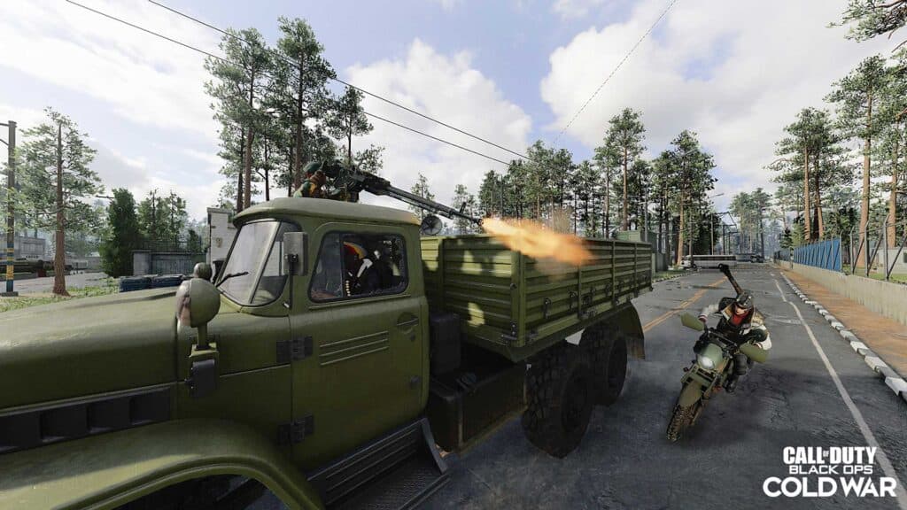 Vehicle gameplay in Cold War's Multi-Team mode