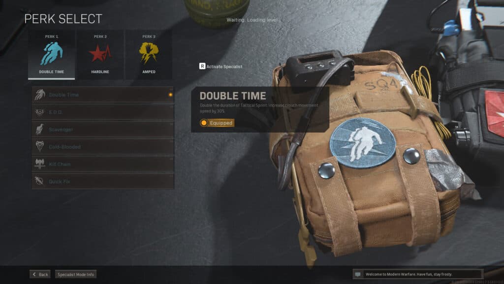 Warzone Double Time Perk