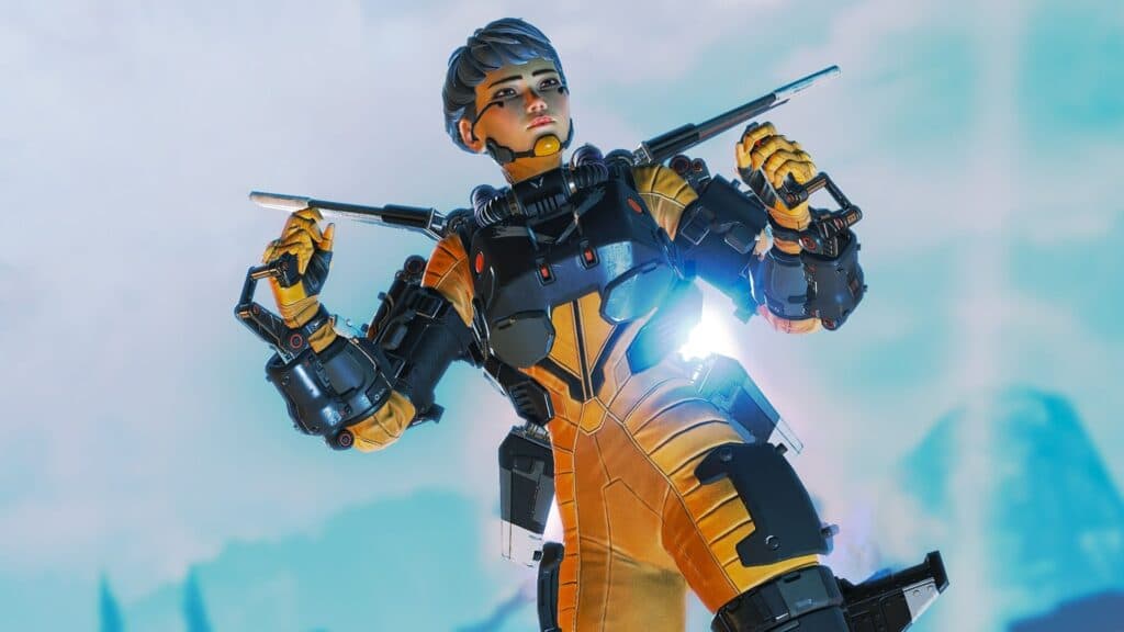 Valkyrie flying in apex legends