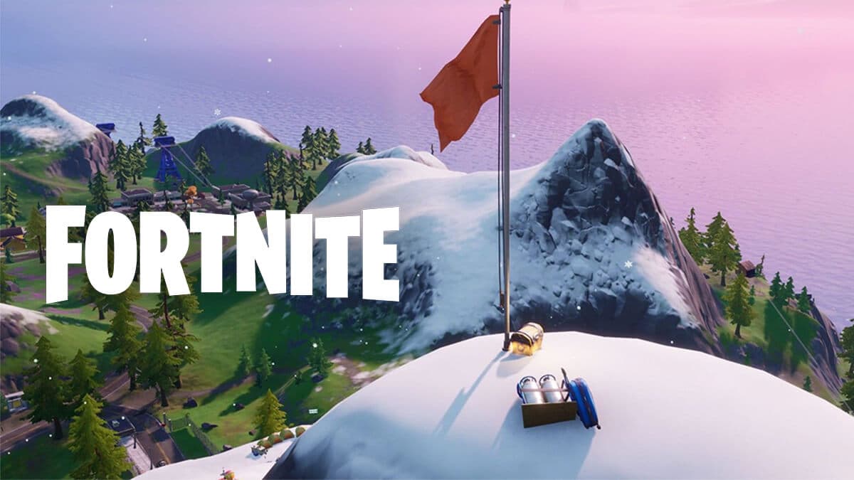 How to place the crystal in Fortnite's tallest mountain