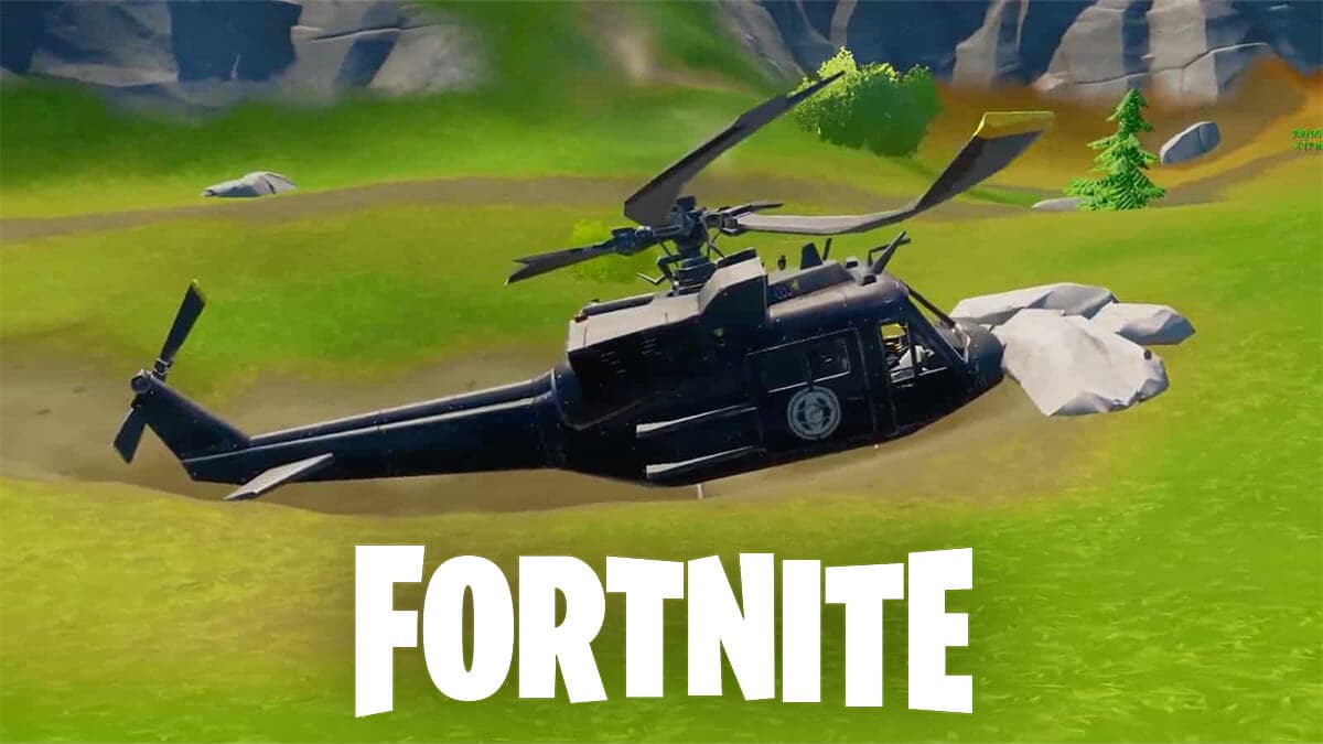 Where to find the Downed helicopter in Fortnite