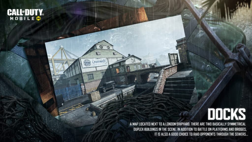 Call of Duty mobile season 5 docks map