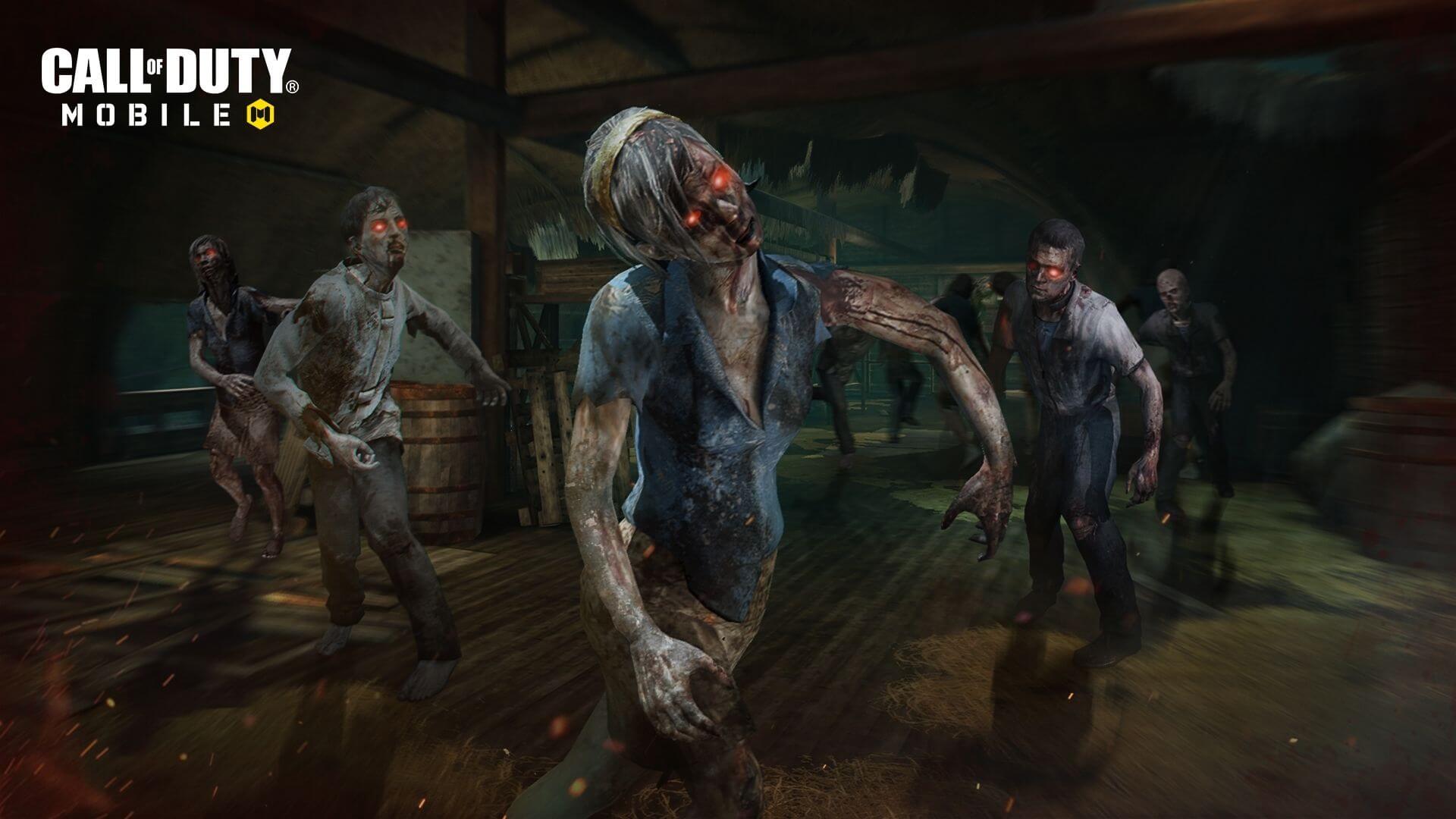 zombies approaching in cod mobile