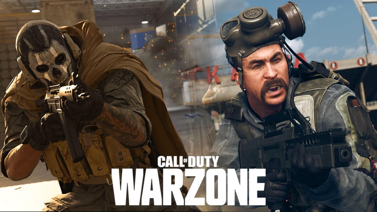 Ghost and Captain Price fighting in Call of Duty Warzone