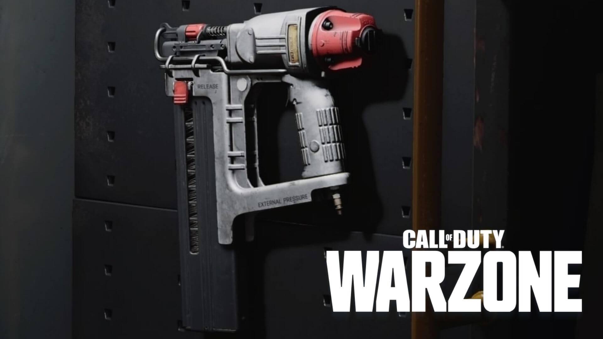 cod warzone nail gun