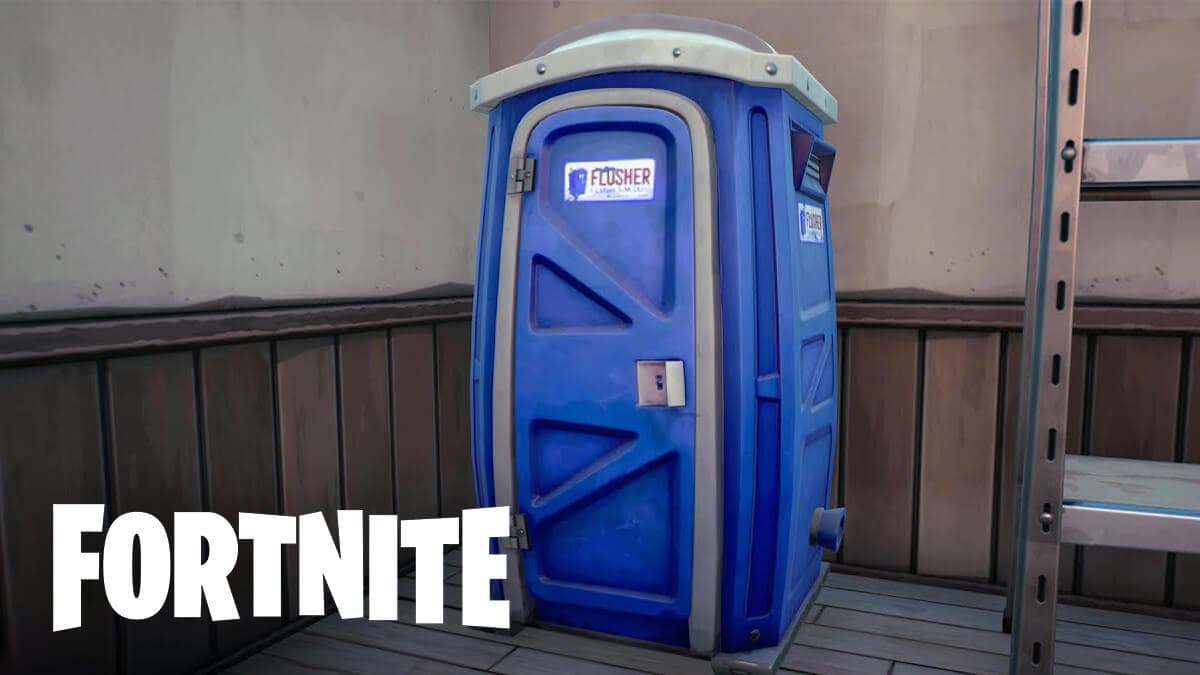 Where to travel between porta potties in Fortnite