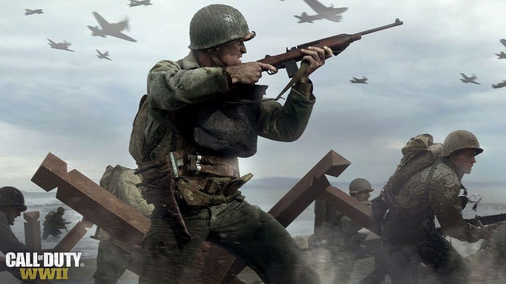 CoD character in WW2