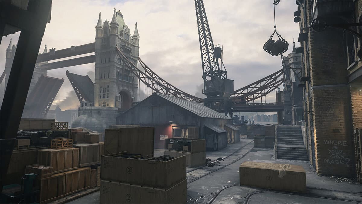 London Docks in CoD: World War II