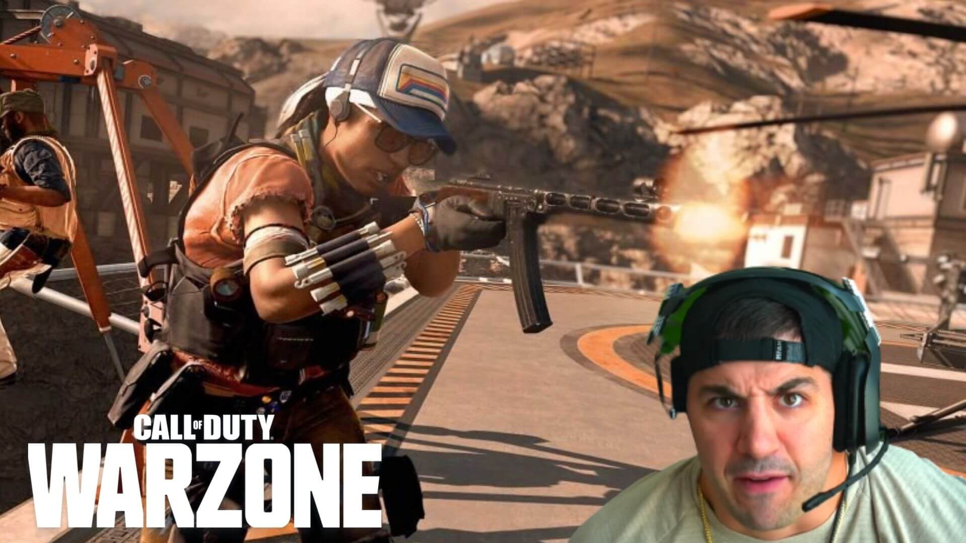 angry nickmercs with warzone gameplay