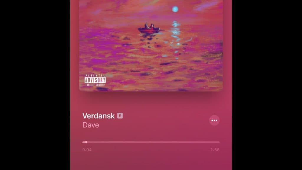 Dave's new song, Verdansk